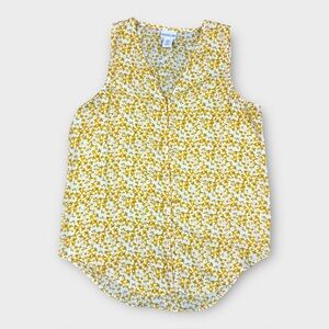Rachel Zoe Yellow Floral Top‎